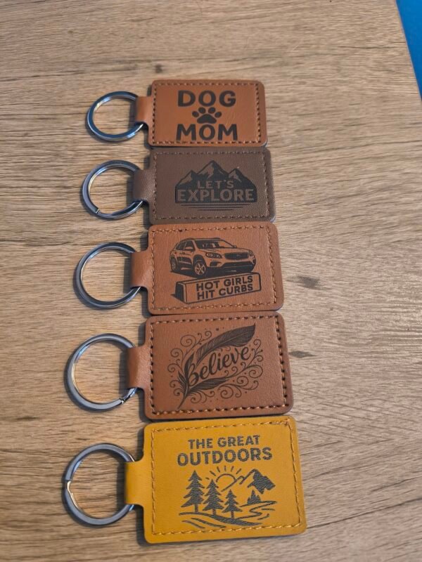 leather keychains